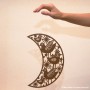 Wooden teapot coasters Moon (29 cm) 1
