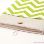 MacBook linen case-Green4