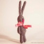 Rabbit brooch-Gray4