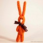 Rabbit brooch-Orange2