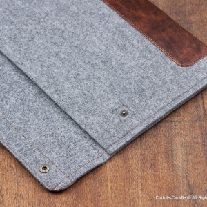 Deluxe MacBook case- Light grey