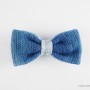 High Quality Bow Tie-Blue&White