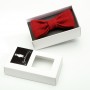 Knitted Bow Tie-Bordo